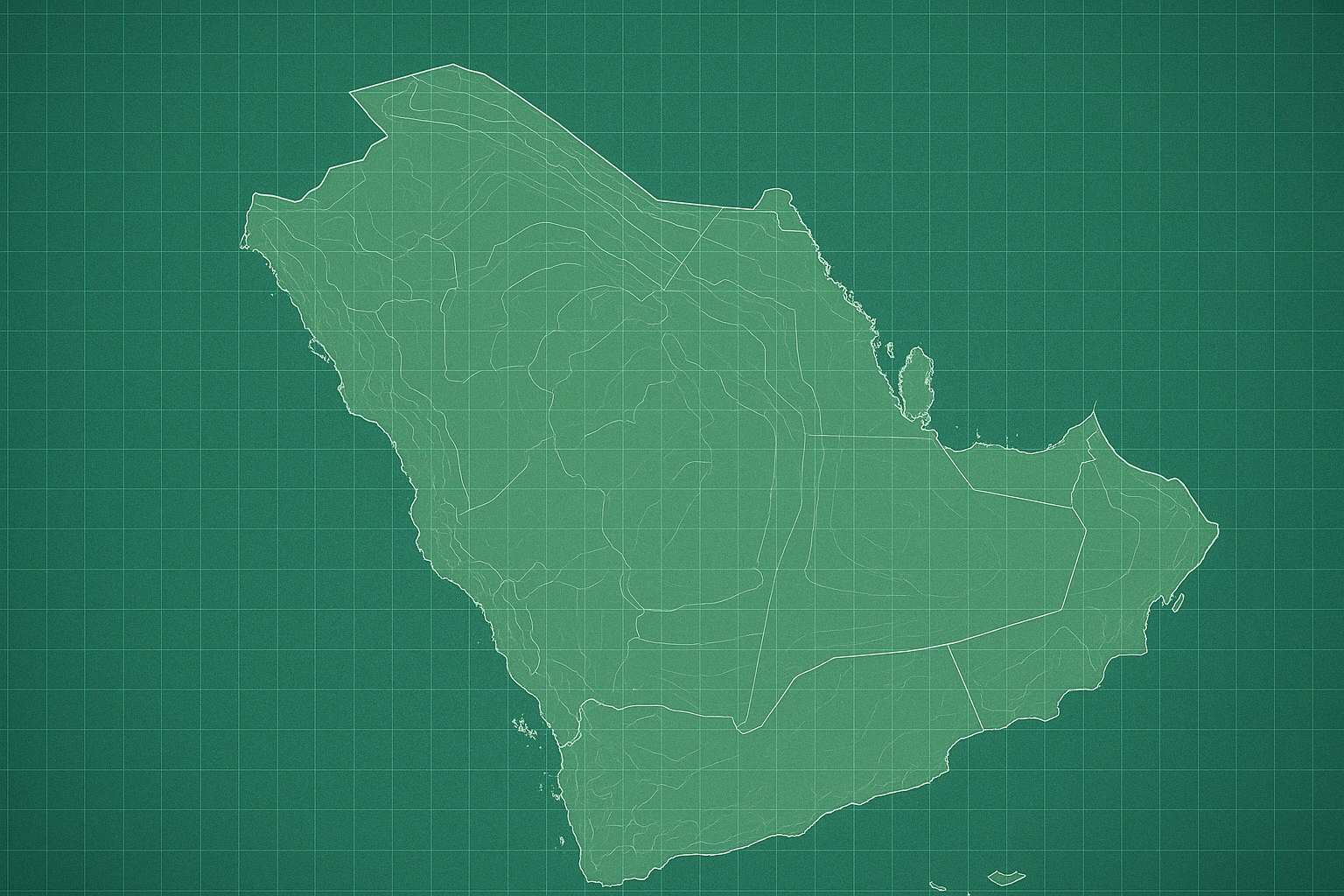 خريطة المملكة العربية السعودية